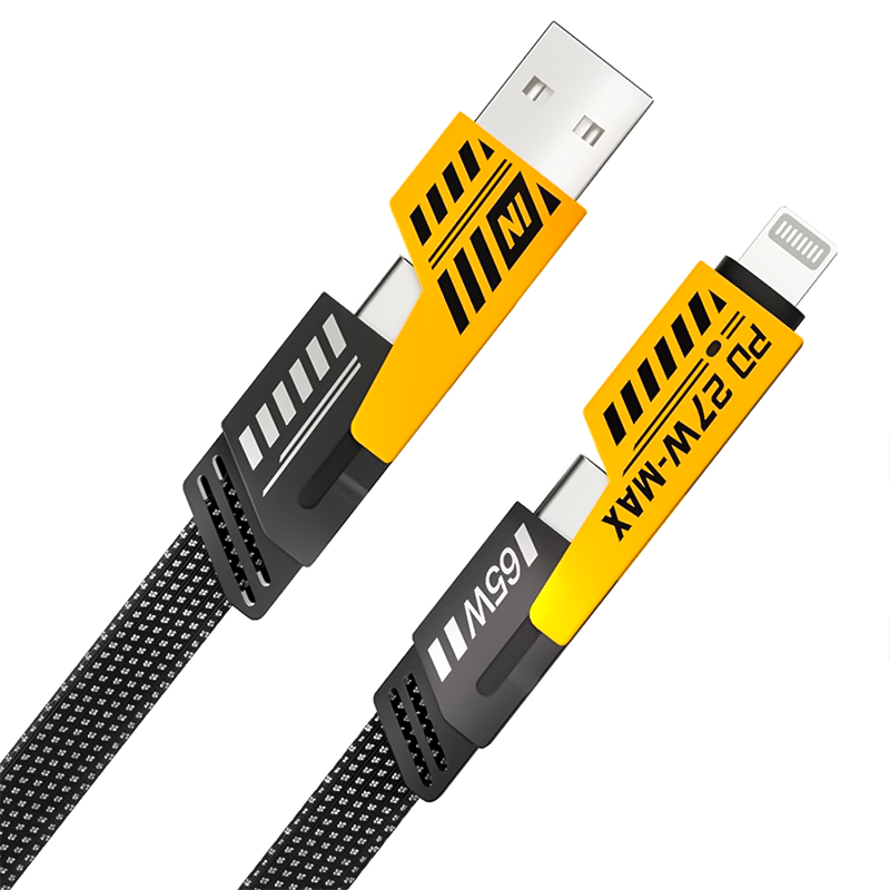 BEME Transformer Fast Charging Cable 65W - 5-in-1