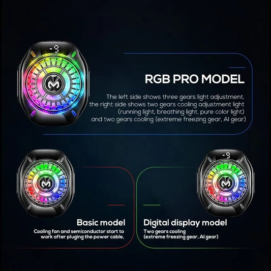 MEMO CX10 Magnetic Cooling Fan With Display