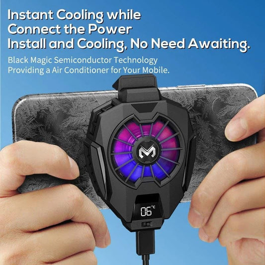 MEMO DL05 Mobile Phone Cooling Fan RGB LED Radiator