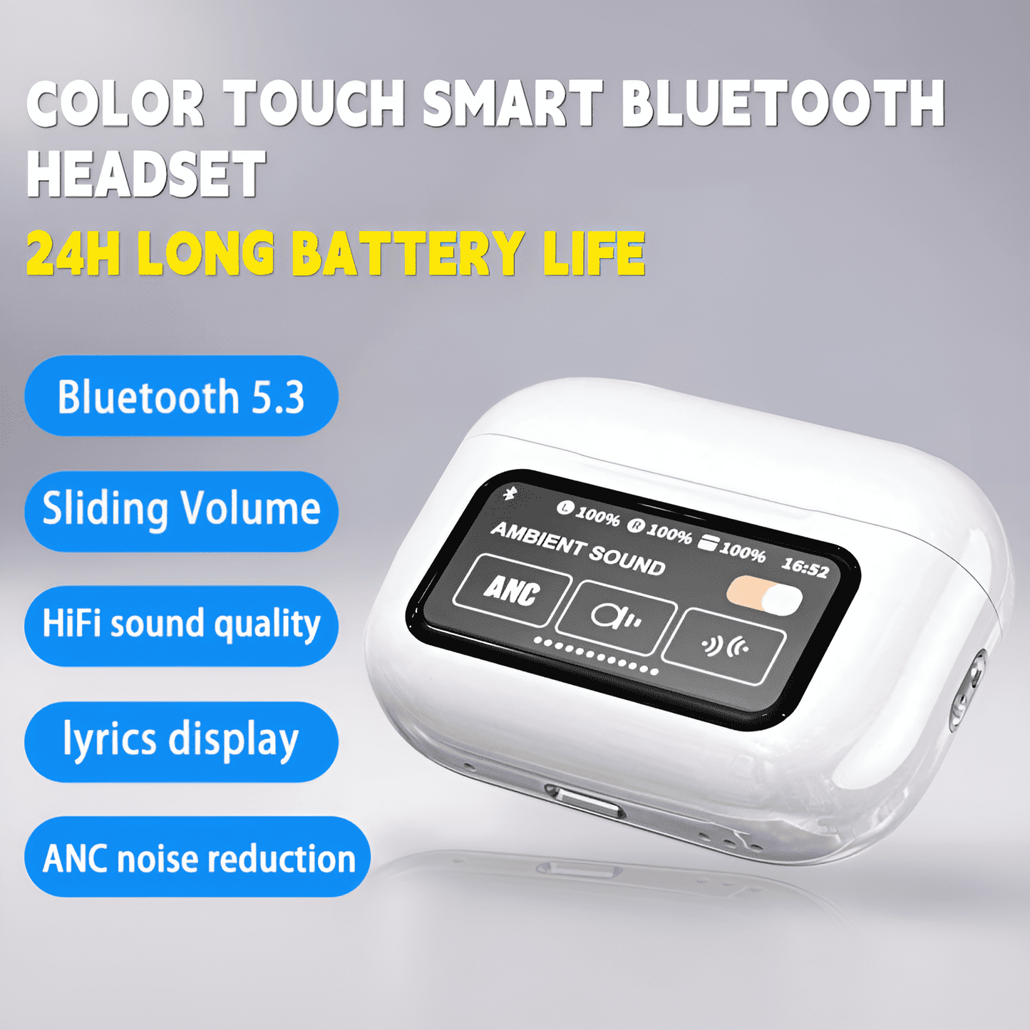A9 Pro AirPods Original Touch Screen |ANC/ENC | Display