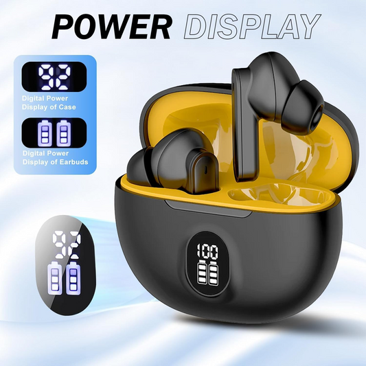 Stereo True Wireless Earbuds LED Display ANC/ENC