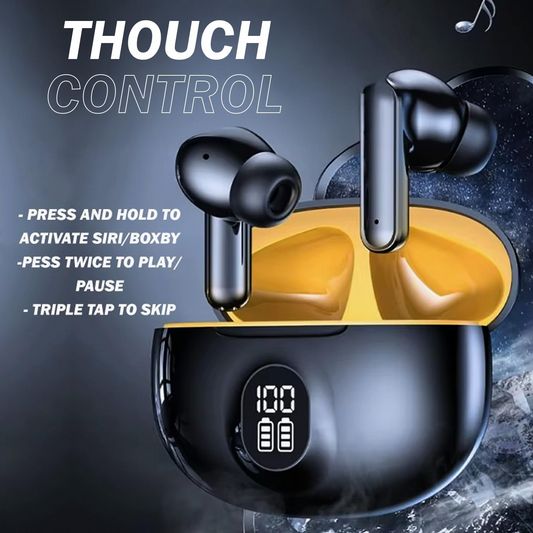 Stereo True Wireless Earbuds LED Display ANC/ENC
