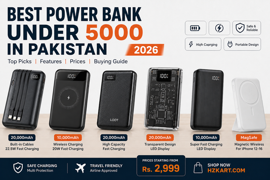 Best Power Bank Under 5000 in Pakistan (2026) 