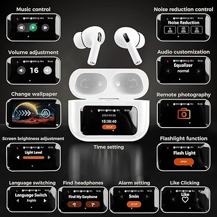 A9 Pro AirPods Original Touch Screen |ANC/ENC | Display