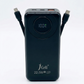 J-Cell Power Bank 20000mAh | 22.5W PD Fast Charger | Type-C & Micro Built-in Cables | Model J-123