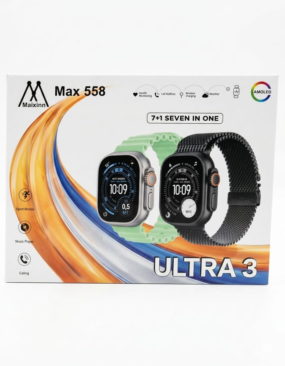 Maixinn Max 558 Ultra 3 Smartwatch – 7+1 Seven