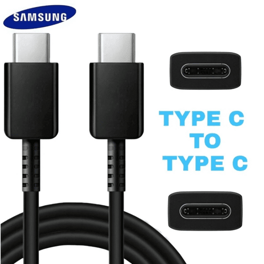 Original Samsung Galaxy USB Type-C to Type-C Fast Charging Cable - Compatible with all 25W 45W Chargers - PD Cable