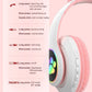 STN-28 RGB Cat Ear Wireless Bluetooth Headphones with LED Lights & Mic | Gaming Headset for Kids & Girls