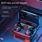 Earbuds M20 TWS Bluetooth 5.3 Wireless Earbuds ENC Noise Cancelling Headphones With Charging Case