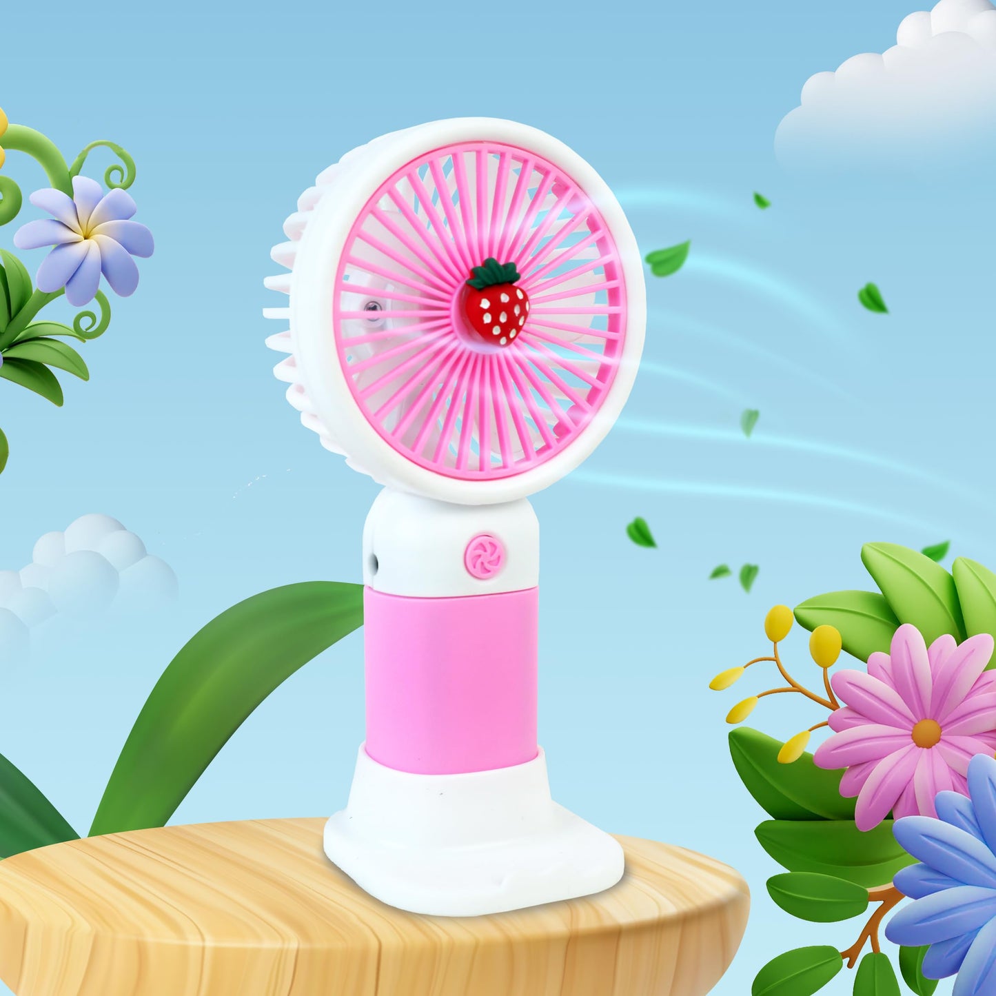Mini Fan Portable Rechargeable Type-C | Handheld Cooling Fan for Home, Office & Travel