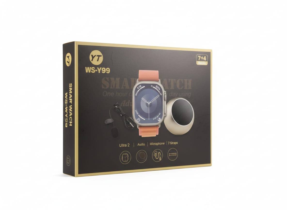 7 in 1 smart watch with mini Speaker + Mic YT Ws-Y99